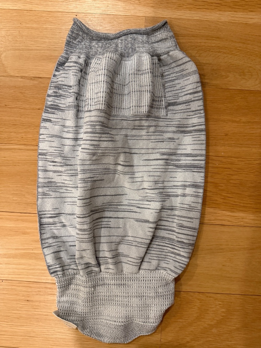 Neutral Gray Striped Infant Sleep Sack - Cozy Nights